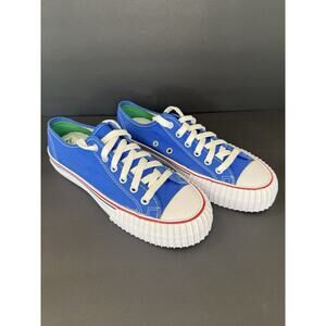 New PF Flyers Center Hi Posture Foundation Blue Canvas Low Top Sneakers M8/W 9.5
